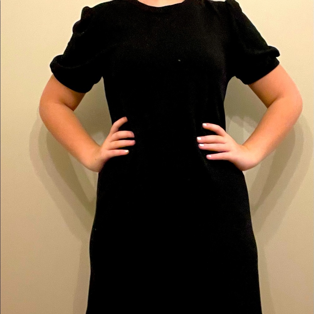 Black short dress